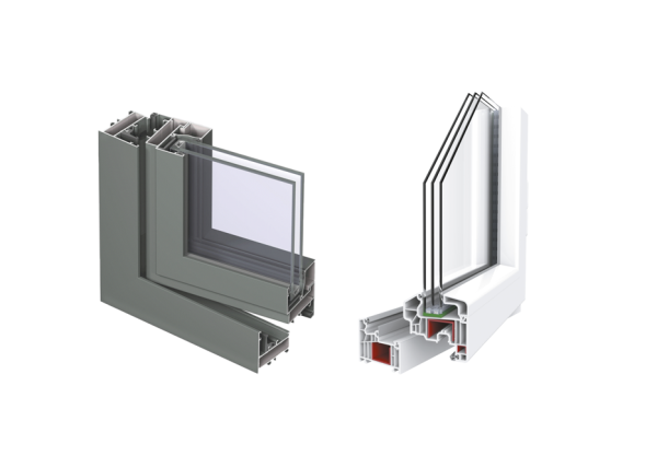 پروفیل آلومینیوم در برابر پروفیل upvc