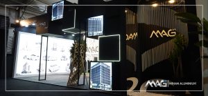 حضور میهن آلومینیوم (MAG) در نهمین نمایشگاه ترمه مدیا برج میلاد تهران