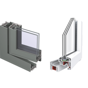 پروفیل آلومینیوم در برابر پروفیل upvc